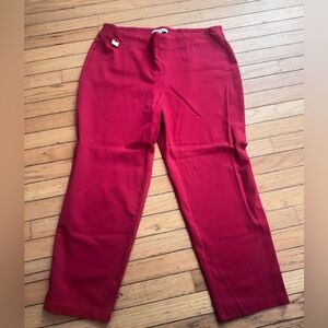 Zac & Rachel Red Ankle Pants